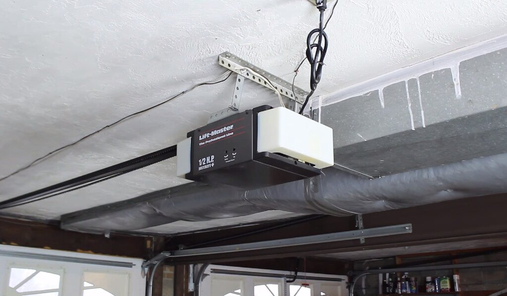 garage door camera installation